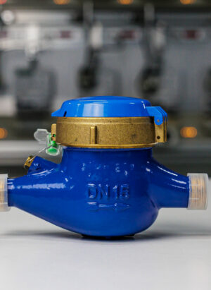 Watermeter mechanical metal up to 99999 cubic meters