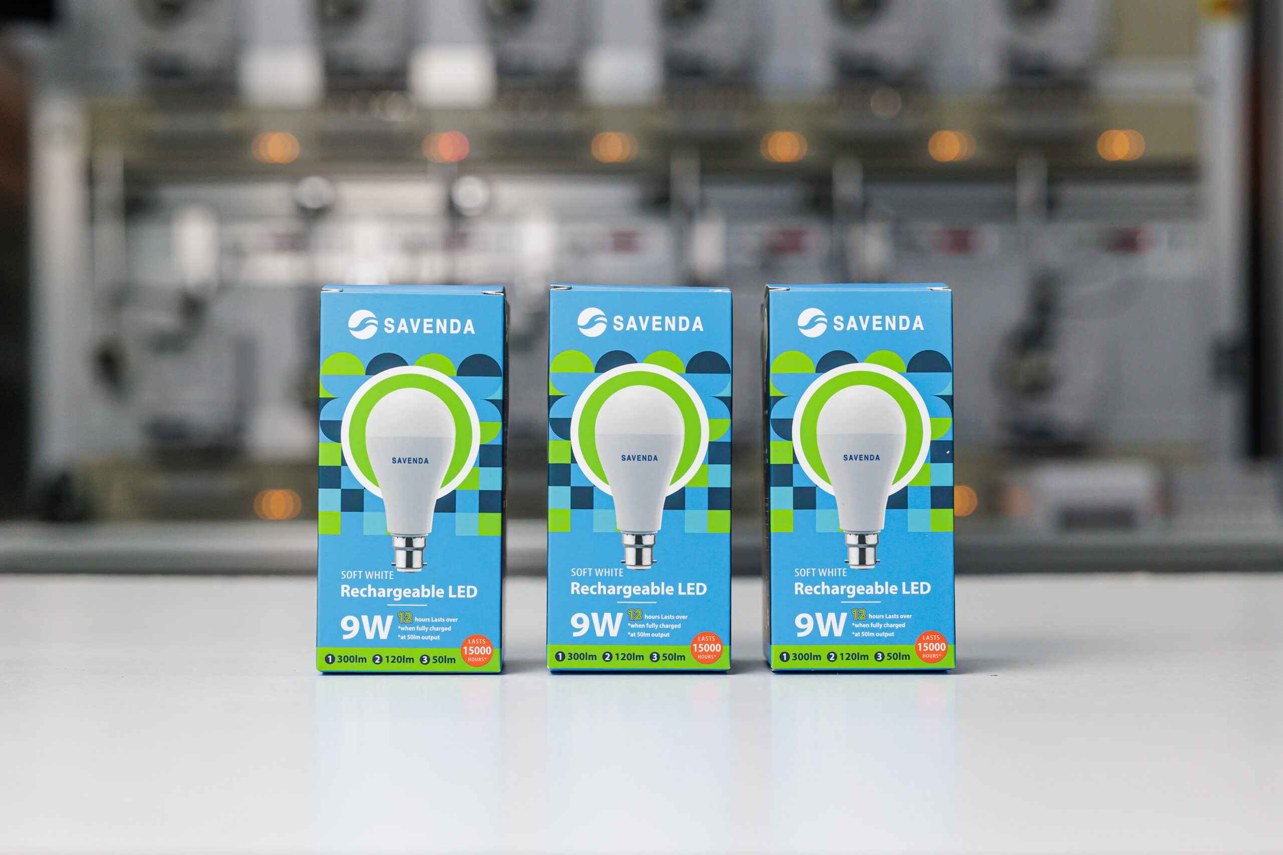 Rechargeable LED with PIN (Press-Sprocket )11W 9W, 7W